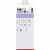 tesa MOON WHITE set de cepillo de váter y soporte, autoadhesivo, metal, blanco mate 40571-00000-00