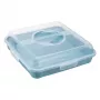 keeeper enrico portatartas y mayordomo de fiesta, Nordic Blue, base de tarta extraíble, asa ergonómica 1066468000000