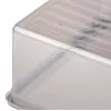 keeeper bea set de cajas de almacenamiento, 3x 18 L, gris cristal, tapa Air-Control 3003182700000