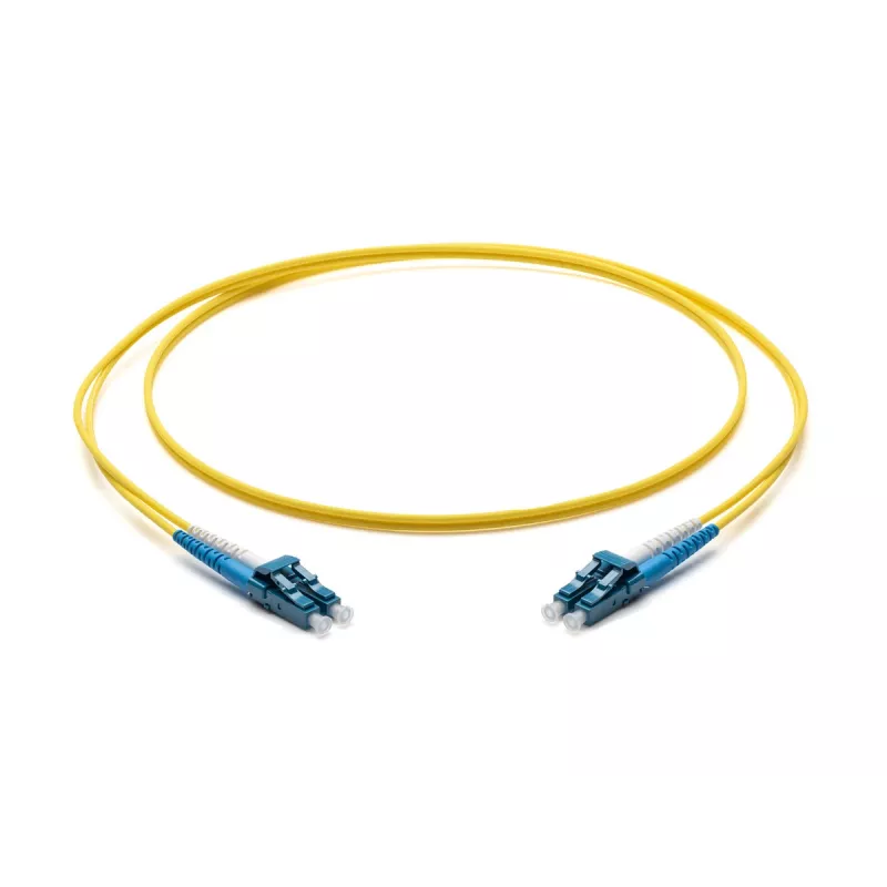 Corning cable de conexión de fibra óptica LC/LC OS2 monomodo dúplex, 10m, amarillo F040402G2Z20010M