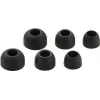 Renkforce auriculares in-ear almohadillas, 3 pares, negro (RF-5044672)