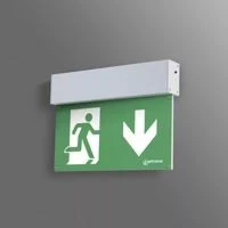 Beltrona M82501 luminaria LED de emergencia para vías de evacuación montaje en pared