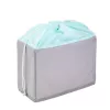 keeeper nea bolsa para fruta y verdura, 9 litros, gris/aguamarina, con cordón, plegable, apta para alimentos, 1 unidad 1229562400000