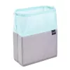 keeeper nea bolsa para fruta y verdura, 9 litros, gris/aguamarina, con cordón, plegable, apta para alimentos, 1 unidad 1229562400000