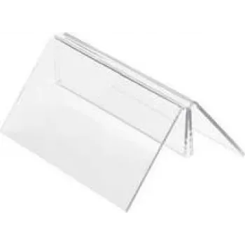 DEFLECTO MH10011 expositor de folletos y tarjetas de acrílico cristalino, 151 x 57 x 42 mm