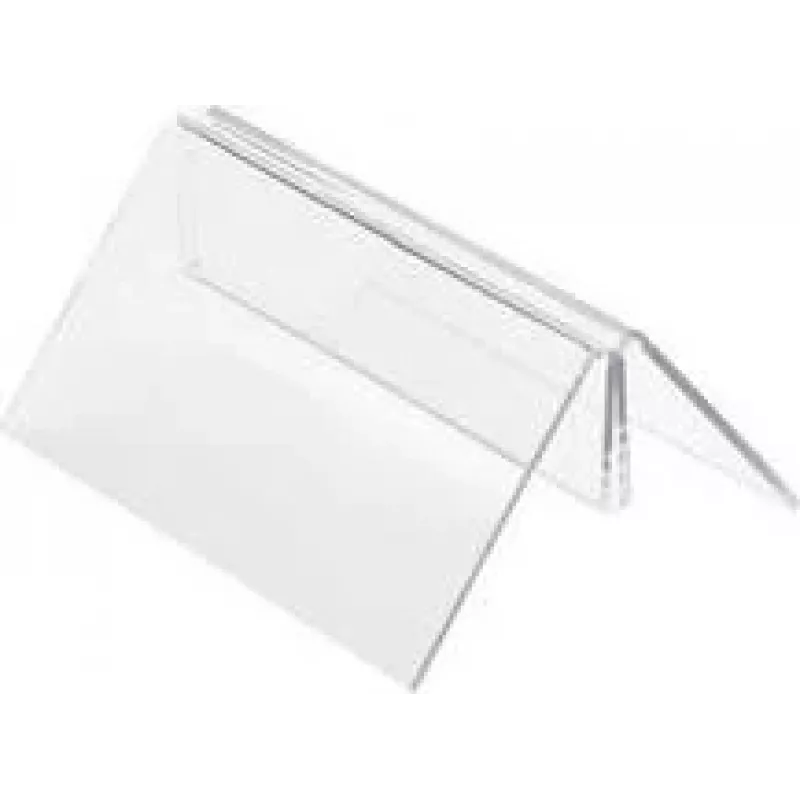 DEFLECTO MH10011 expositor de folletos y tarjetas de acrílico cristalino, 151 x 57 x 42 mm