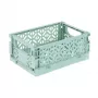 keeeper caja plegable mini fritzi, talla S, verde nórdico, 0,7 L, caja de decoración plegable, apta para alimentos, 1 unidad 1023231500000
