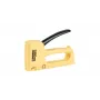 Rapid R13 Blomster grapadora manual para grapas de alambre fino tipo 13, 4-10 mm, carcasa de plástico reciclado, piezas internas de acero, amarillo (5001620)