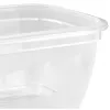 keeeper fredo fresh set de recipientes de almacenamiento de alimentos, 5x 0,5 L, rectangular, transparente con tapas grises 3067282700000