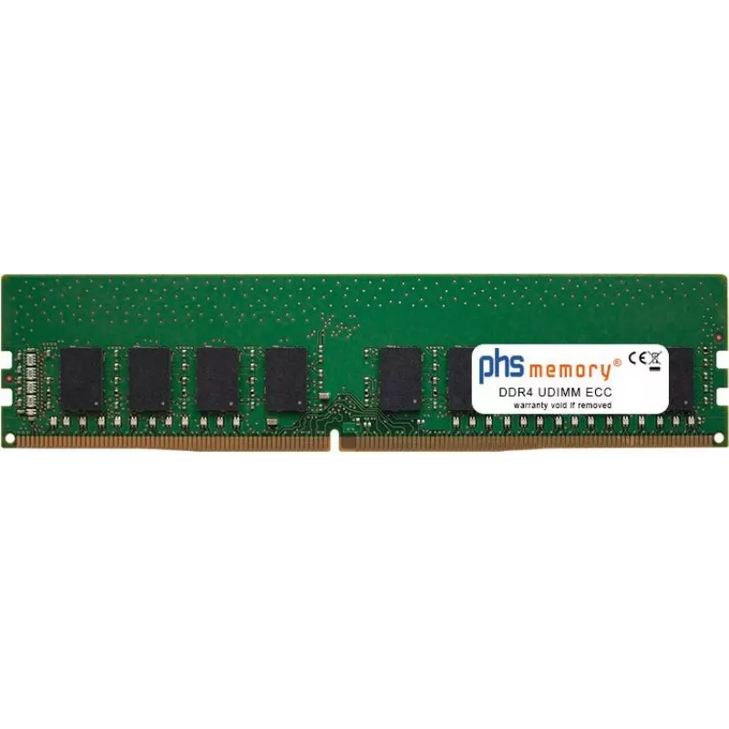 PHS-memory 8GB DDR4 UDIMM ECC 3200MHz PC4-25600E módulo RAM para Asus P12R-E-10G-2T SP537982