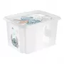 keeeper caja de almacenamiento karolina Stitch, 30 litros caja giratoria/apilable con tapa, PP, transparente, 1 unidad 1223800131900