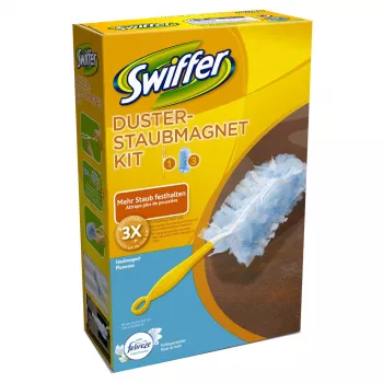 Swiffer Staubmagnet con Febreze set de inicio – plumero con mango + 3 recambios 5410076542284