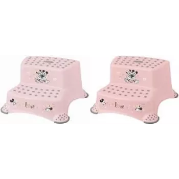 keeeper kids taburete Igor Minnie, Nordic Pink con impresión, capacidad de carga 120 kg, patas antideslizantes, 1 unidad 1003258124700