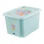 keeeper Karolina caja de almacenamiento Peppa Pig, 30 litros, aguamarina, con tapa, apilable 1223862433600