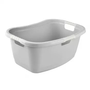 keeeper Janne cubeta de ropa, Nordic-Grey, 38 L, forma de riñón, asas Soft-Touch 1078313000000