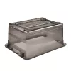 keeeper Cornelia caja de almacenamiento, 12 L, gris cristal transparente, con tapa deslizante 1094182700000