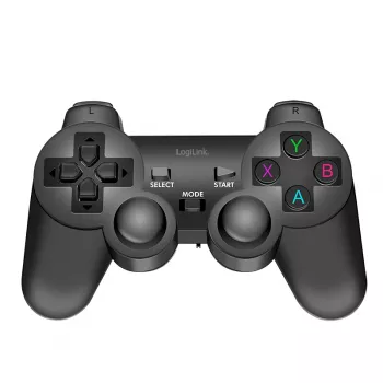 LogiLink AA0187 mando de juegos inalámbrico 2,4 GHz negro 8 m de alcance PC Android PS3