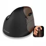 Evoluent VerticalMouse 4 Small ratón láser inalámbrico para la mano derecha, negro/plateado 500793