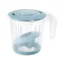 keeeper Matteo set de vasos medidores, 3 piezas, PP, Nordic Grey/transparente, escalas integradas para líquidos, azúcar, harina 3004568015500