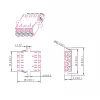 LogiLink LC-Duplex set de acopladores de fibra óptica Quad, violeta, 12 piezas FA04LC7