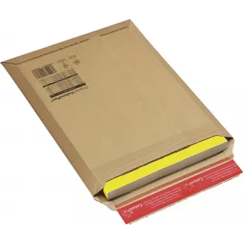 Colompac CP010.06 sobre de envío marrón de papel kraft, autoadhesivo, 250 x 180 mm, pack de 20 CP010.06.020