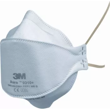 3M Aura 9332+BV FFP3 NR D mascarilla de protección respiratoria antipartículas con válvula Cool Flow, blanca, 1 ud. 7000089312