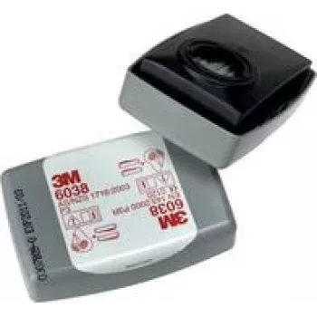 3M filtro de partículas con carbón activo, P3R 6038 - 20 uds. (10x pack de 2) - se necesitan 2 filtros por mascarilla (6038)