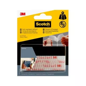 3M Dual Lock cierre de velcro SJ3550 blanco 25 mm x 75 mm, 4 tiras 7100151768