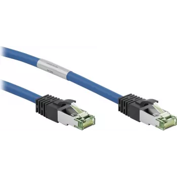 Wentronic Goobay cable de parcheo CAT 8.1, S/FTP (PiMF), azul, 2 m - LSZH libre de halógenos, cobre AWG 24 (45660)