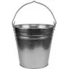 Bradas cubo de acero galvanizado, 7 L, plata, asa de metal J5316
