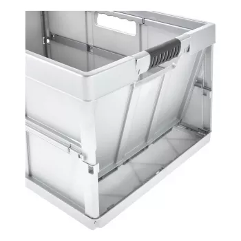keeeper caja plegable profesional benno, 45 litros, gris claro, asas suaves integradas, 50 kg de carga 1023716000000