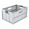 keeeper caja plegable profesional benno, 45 litros, gris claro, asas suaves integradas, 50 kg de carga 1023716000000