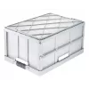 keeeper caja plegable profesional benno, 45 litros, gris claro, asas suaves integradas, 50 kg de carga 1023716000000