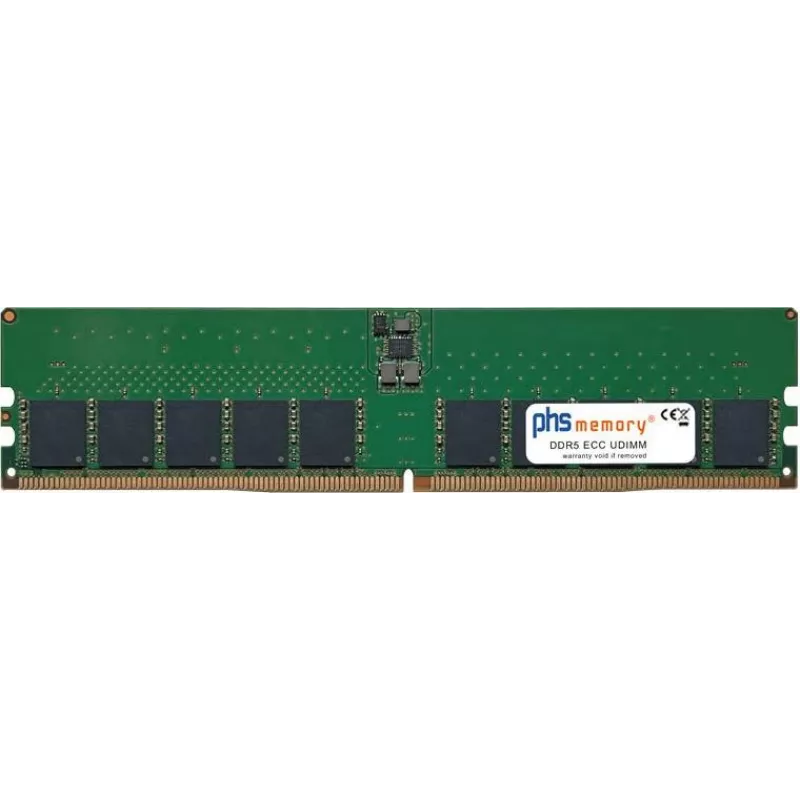 PHS-memory 48GB DDR5 ECC UDIMM 5600MHz PC5-44800E módulo de memoria para Supermicro MicroBlade MBI-311A-1C2 SP570364