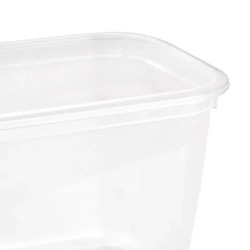 keeeper fredo fresh set de recipientes de almacenamiento, 4 x 0,75 L, rectangular, transparente con tapas grises 3067382700000
