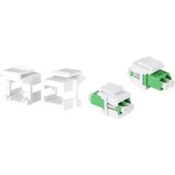 LogiLink NK0092 soportes keystone para acoplamientos LC-Duplex / SC-Simplex sin brida, 100 unidades
