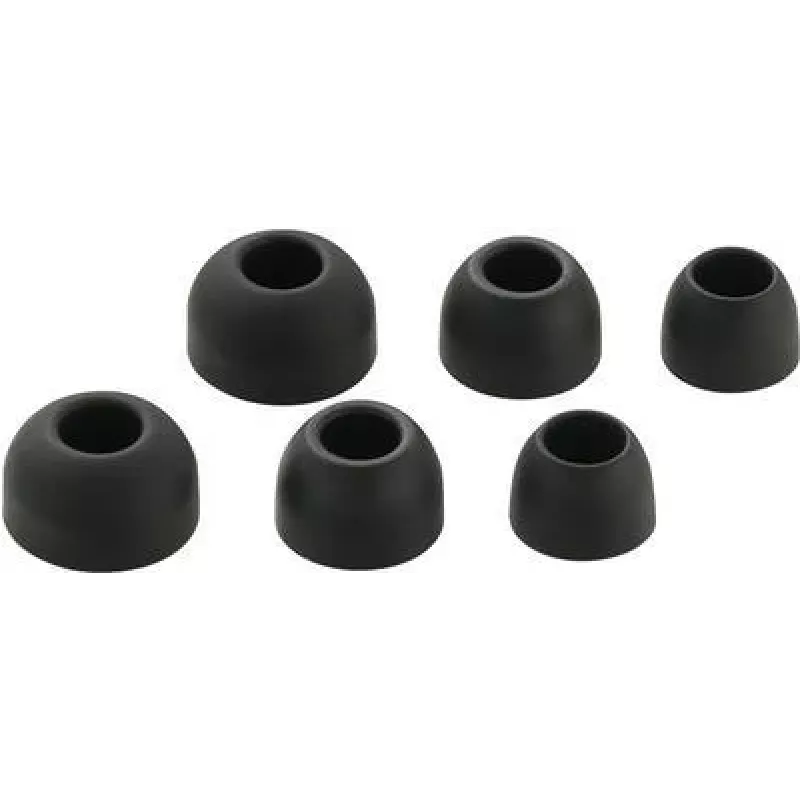 Basetech YTI-189 almohadillas de repuesto para auriculares, 3 pares, negras (BT-2201974)