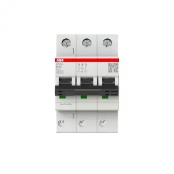 ABB SX203-B40 interruptor automático de 3 polos, tipo B, 40 A, 400 V AC, 6 kA