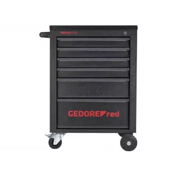 Gedore RED MECHANIC carro de taller, 6 cajones, negro (3300012)