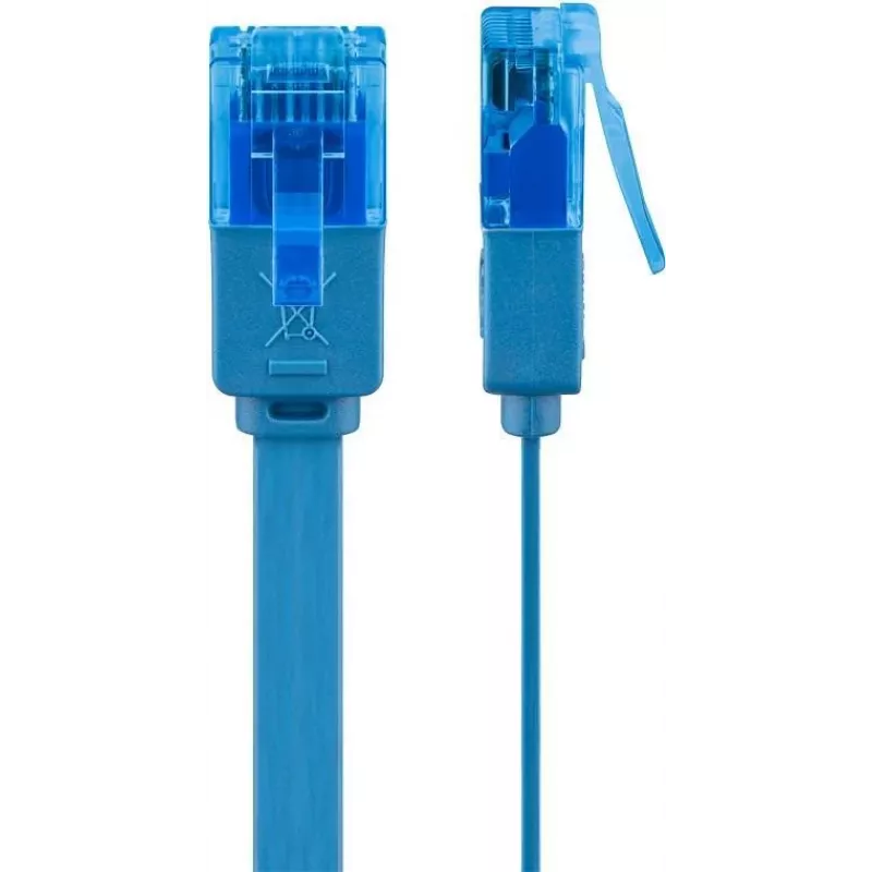 Wentronic cable de red RJ45 CAT6a 5m, U/UTP, dorado, 10 Gbit/s 96339