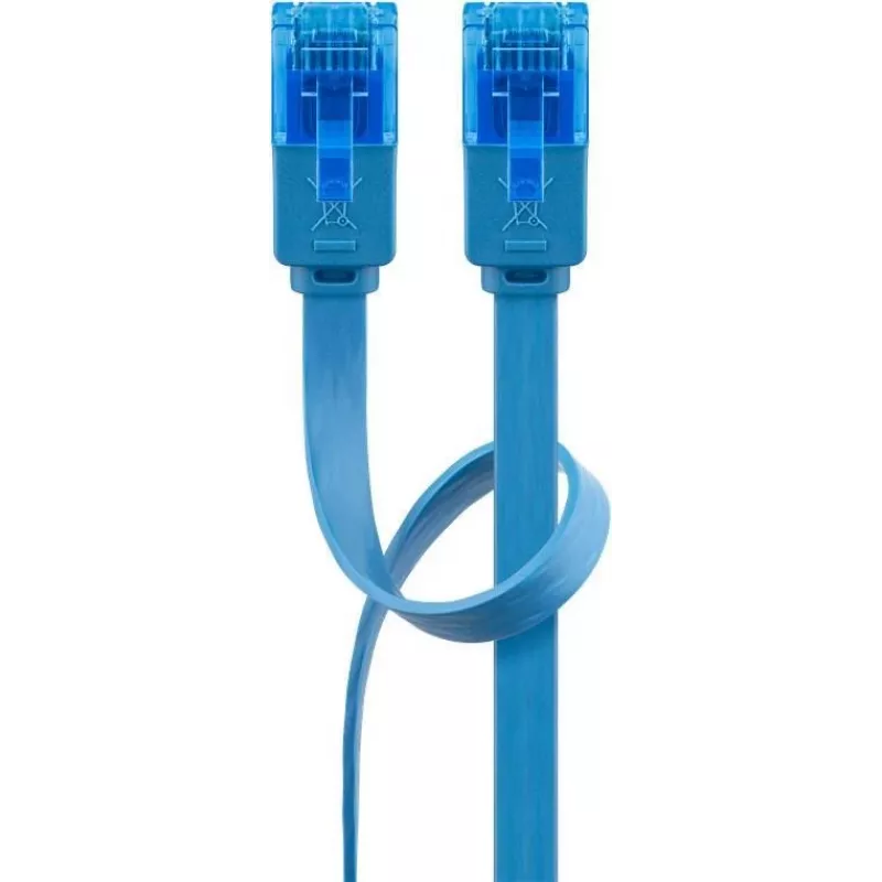 Wentronic cable de red RJ45 CAT6a 5m, U/UTP, dorado, 10 Gbit/s 96339