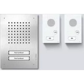 Siedle SET CLAB 850-2 E/W set de audio Classic acero inoxidable/blanco 210010046-00