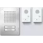 Siedle SET CLAB 850-2 E/W set de audio Classic acero inoxidable/blanco 210010046-00