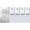 Siedle SET CLAB 850-4 E/W set de audio Classic acero inoxidable/blanco (210010048-00)
