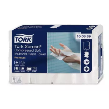TORK 100889 toallas Multifold Xpress blancas (12 paquetes)