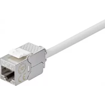 Renkforce RF-4531196 conector hembra RJ45 Cat.6a apantallado plata