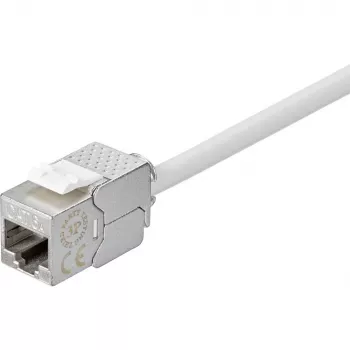 Renkforce RF-4531196 conector hembra RJ45 Cat.6a apantallado plata
