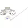 Renkforce RF-4531196 conector hembra RJ45 Cat.6a apantallado plata
