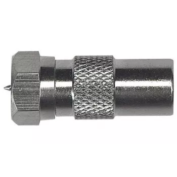 AXING CFA1000 adaptador conector macho IEC a conector hembra F (CFA01000)