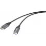 SpeaKa Professional cable de conexión de fibra óptica HDMI HDMI-A conector macho a conector macho 50 m negro (SP-12842676)